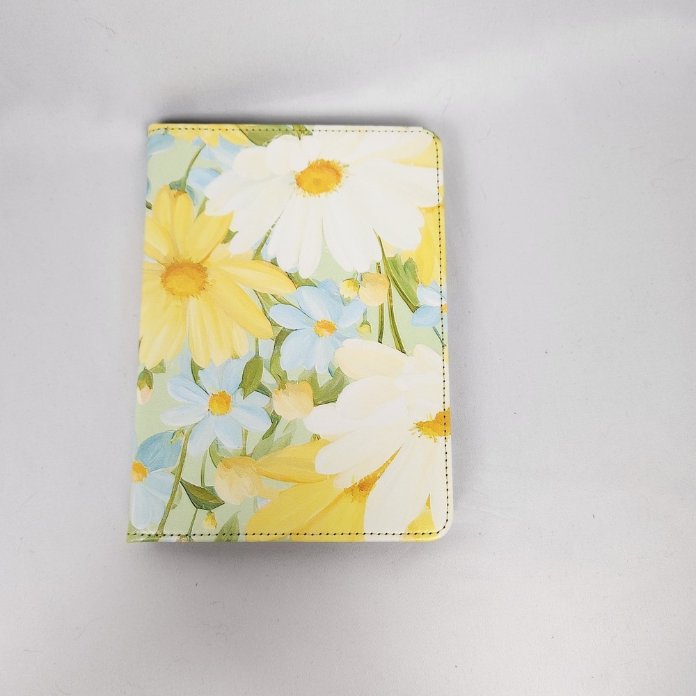 Floral Daisy Tablet Folio Case - Yellow & White - Picture 1 of 4